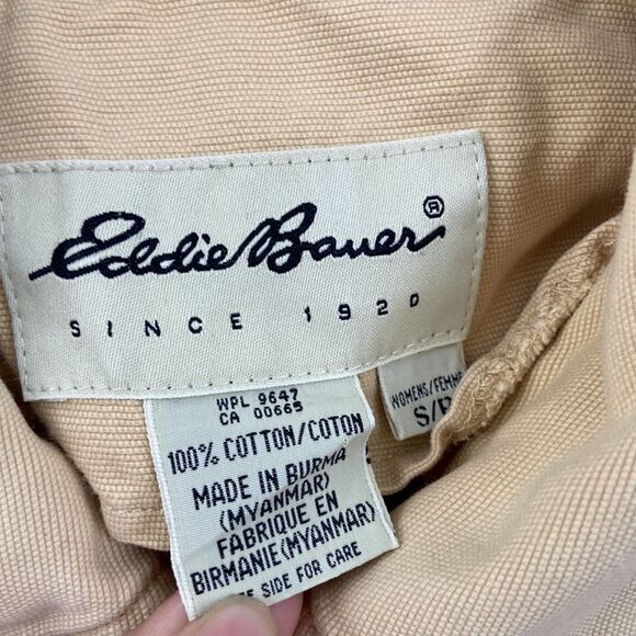 Vintage Eddie Bauer 100% Cotton Utility Jacket size Small - Picture 2 of 15